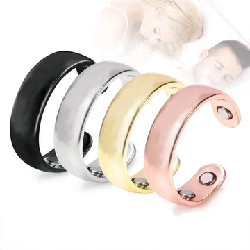 Magnetic Anti-Snoring Ring – Acupressure Therapy for Peaceful Sleep and Snore-Free Nights