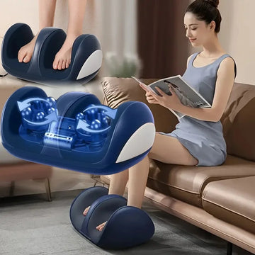 Electric foot and leg massager