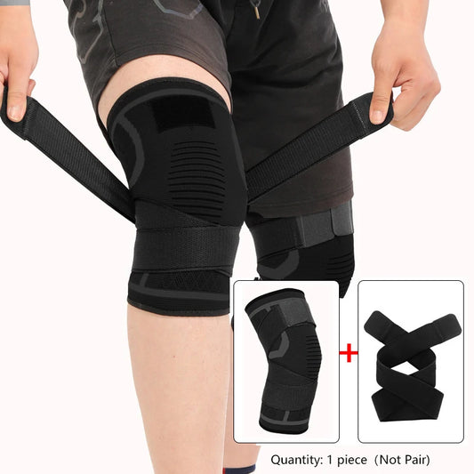 Knee Pad – Nylon Sports Brace for Running, Fitness & Basketball