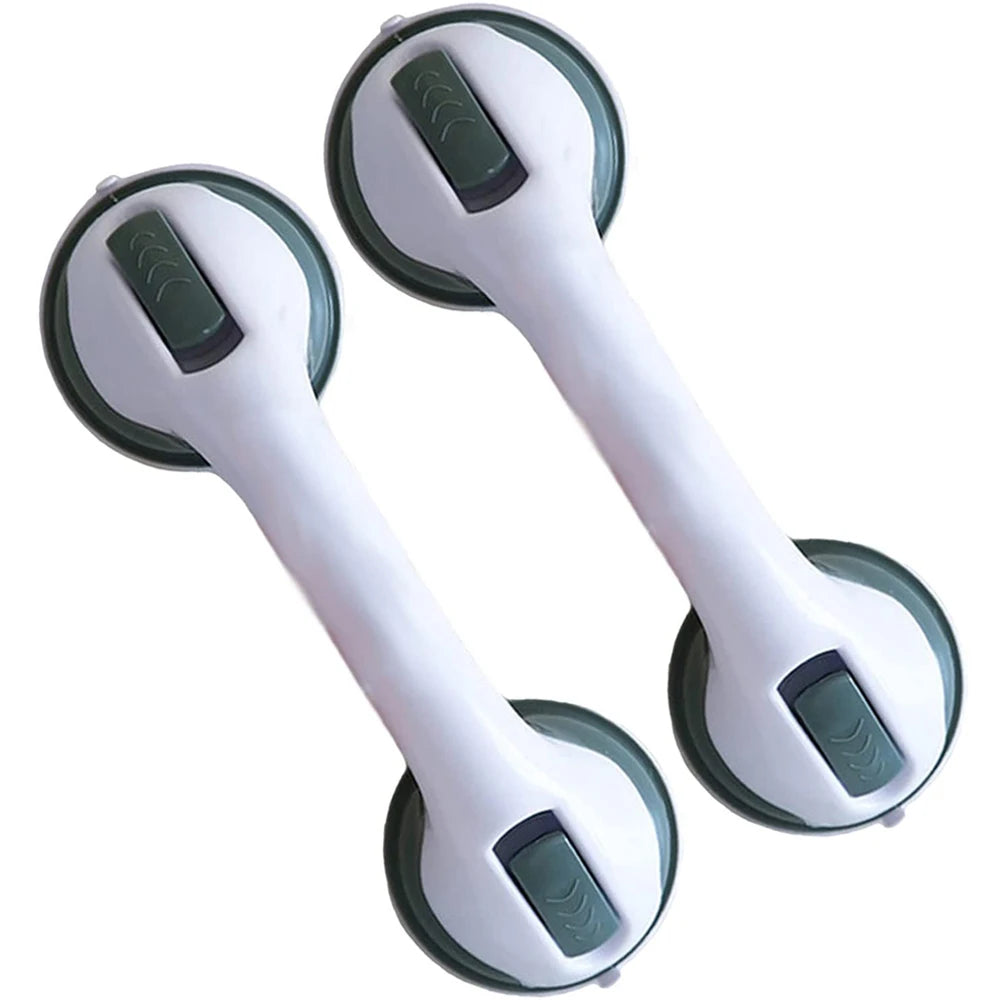 Bathroom & Shower Grab Bars – Ultra-Secure Suction Cups with Dual Lock, Non-Slip Support for Maximum Comfort