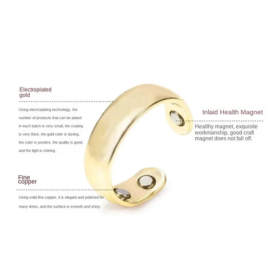 Magnetic Anti-Snoring Ring – Acupressure Therapy for Peaceful Sleep and Snore-Free Nights