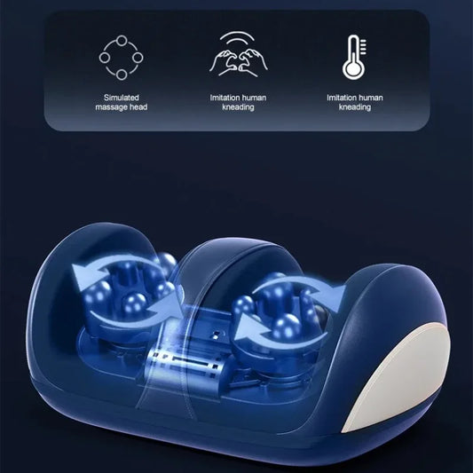 Electric foot and leg massager